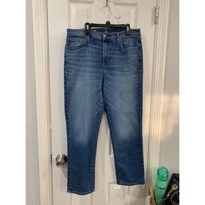 Size 14 High Rise Straight Blue Jeans from a new approach